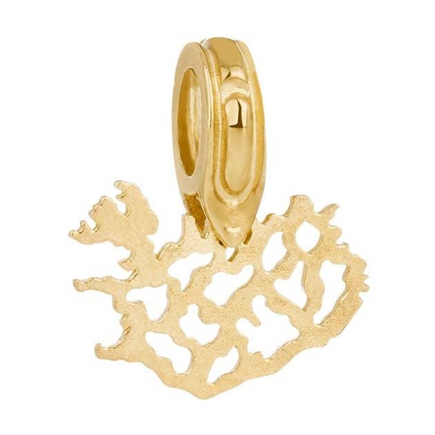 Breloque en or pur 14 carats de la collection Filia, pour la vente par AURUM by Guðbjörg