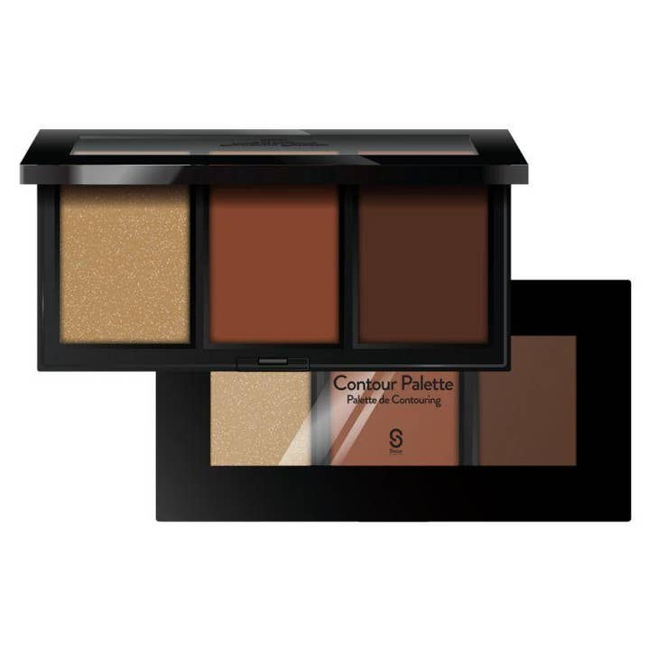 SM Beauty LLC - Vente Maquillage contouring - Palette de maquillage pour le visage en poudre Sistar Contour | Présentoir en acrylique4