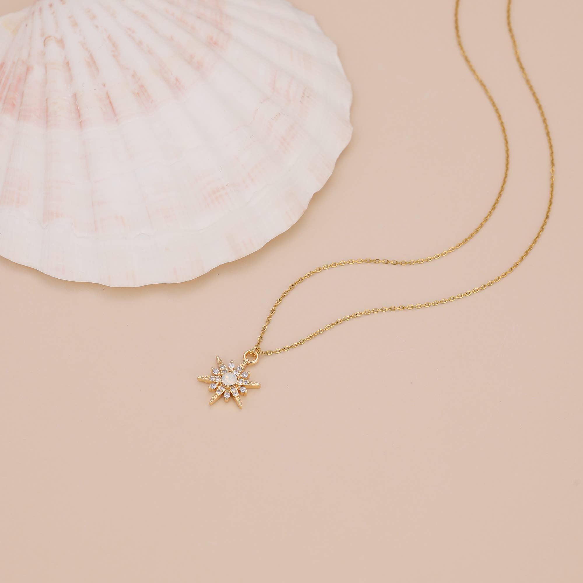 Melange Blanc - Wholesale Pendant/Charm Necklace - N015 star pendant necklace, star necklace, pendant necklace5