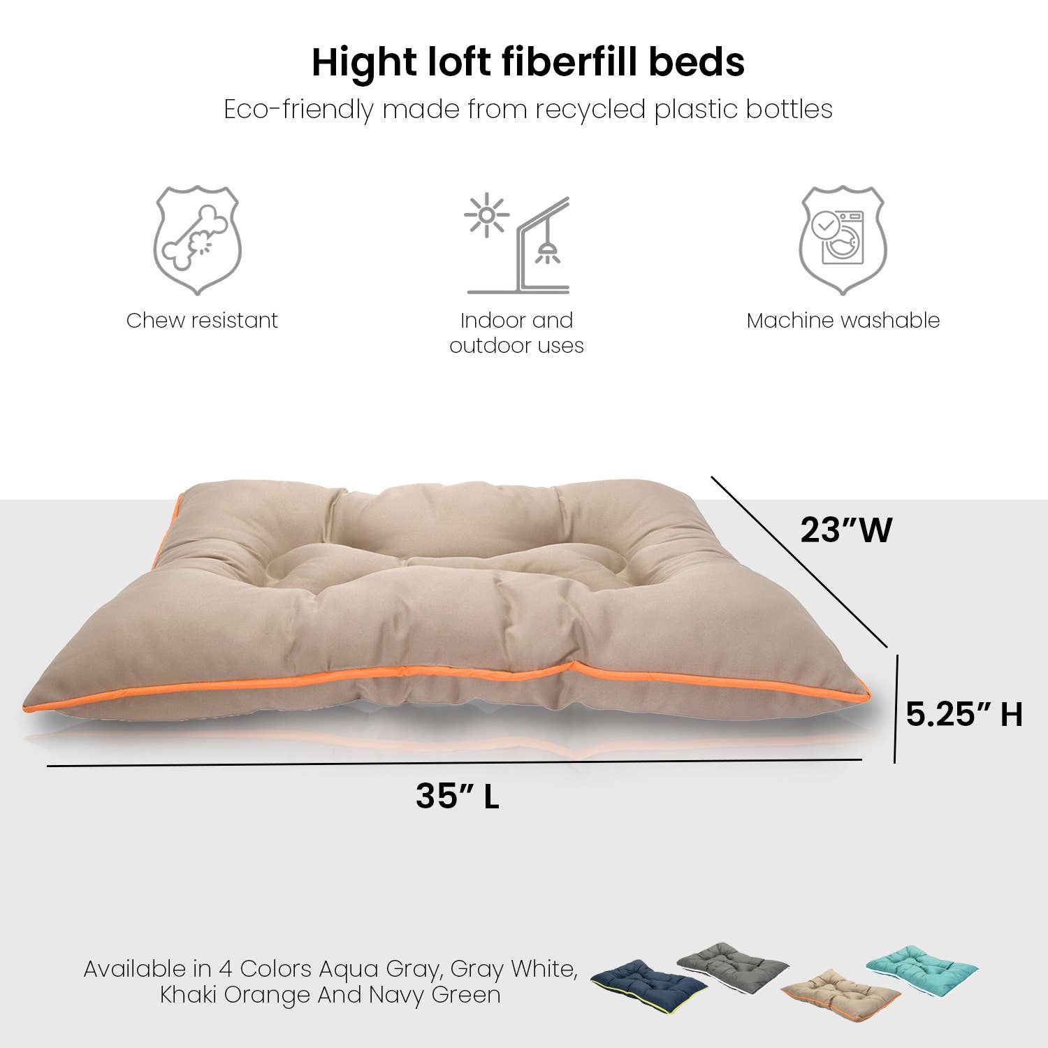 Precious Tails - Vente Panier – chien - Lit pour animal domestique Precious Tails « Go Anywhere » résistant à l'eau et aux mastications3