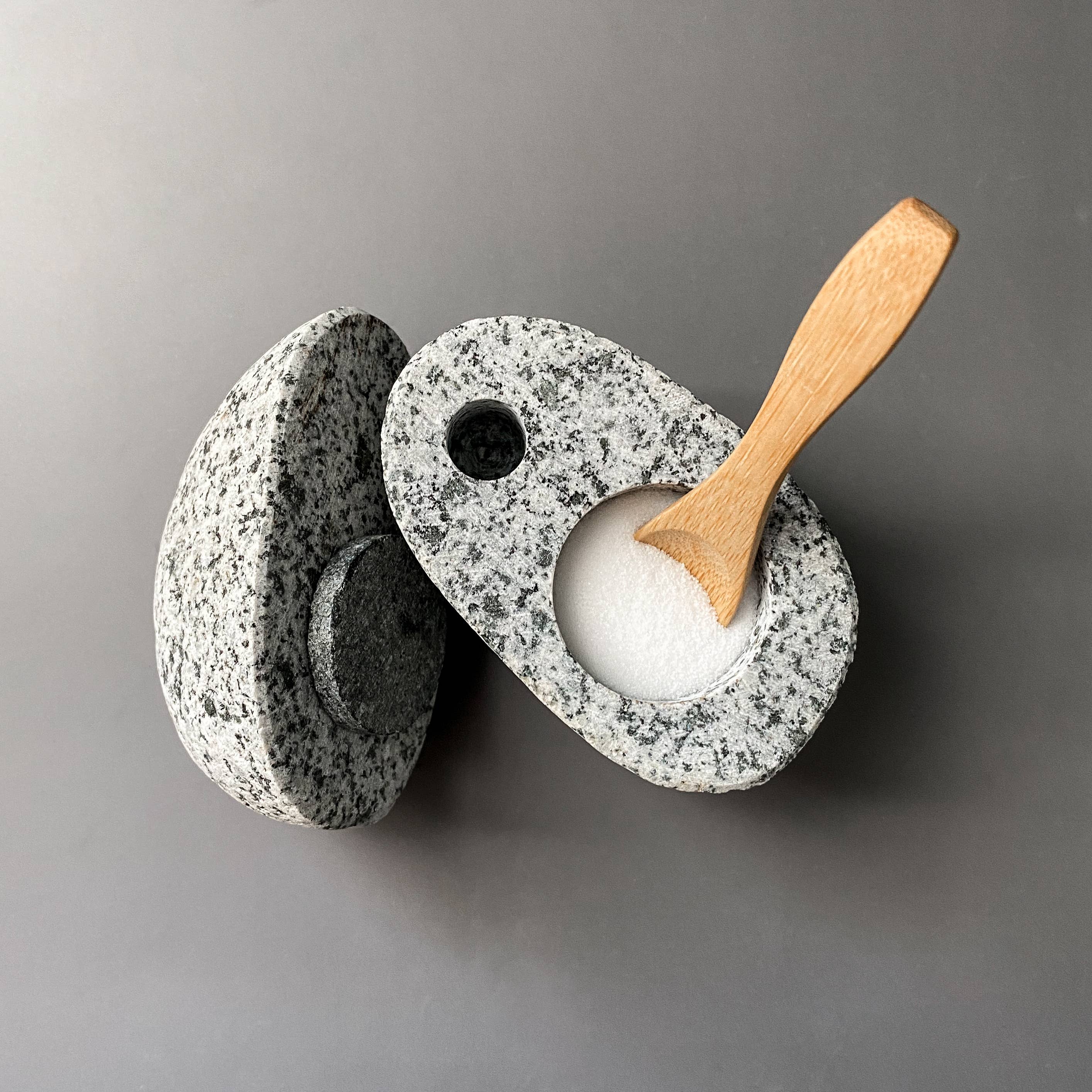 Funky Rock Designs - Wholesale Salt Mill - Stone Salt Cellar