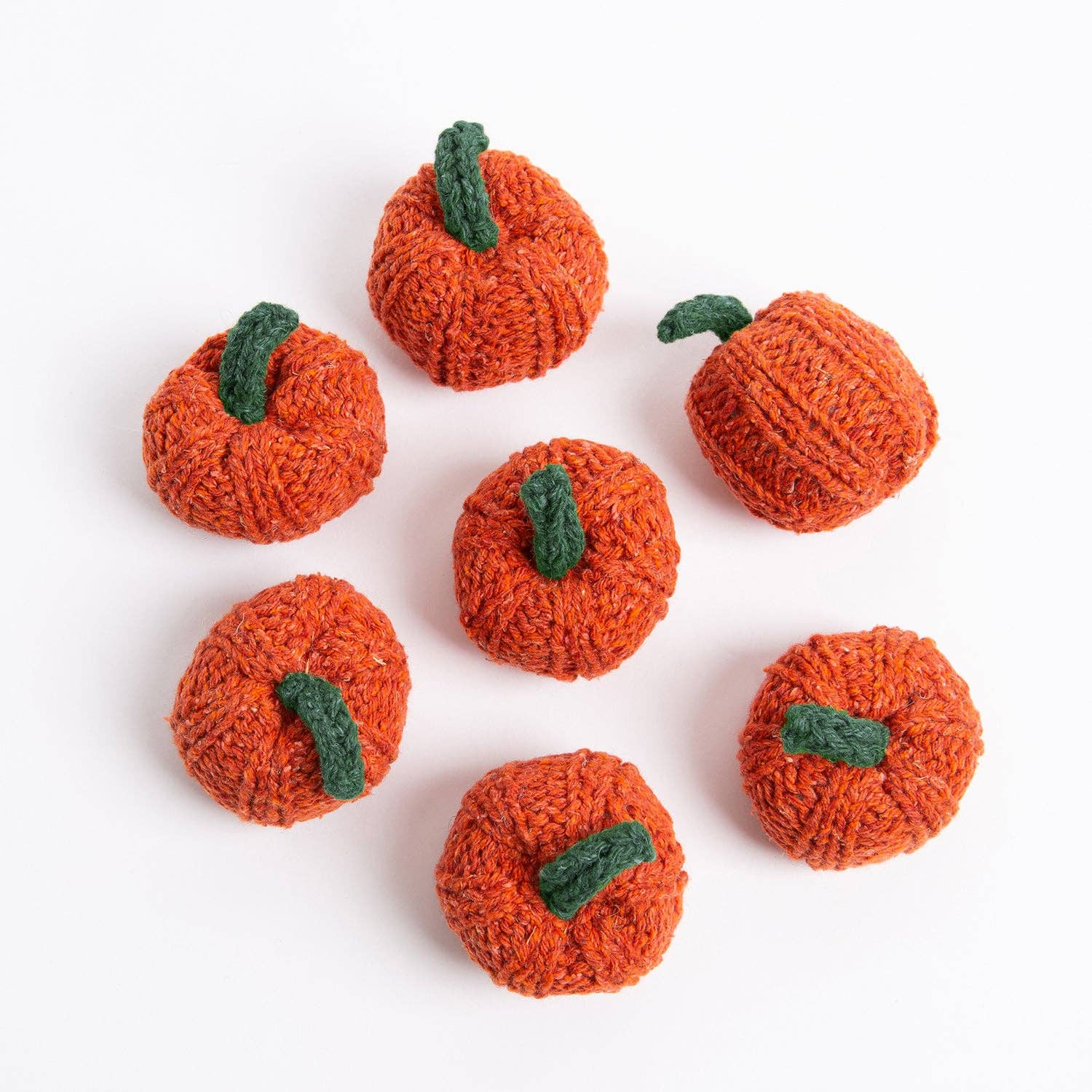 Wool Couture Company - Wholesale Knitting/Crochet Supplies - Mini Knitted Pumpkin Kit Halloween5