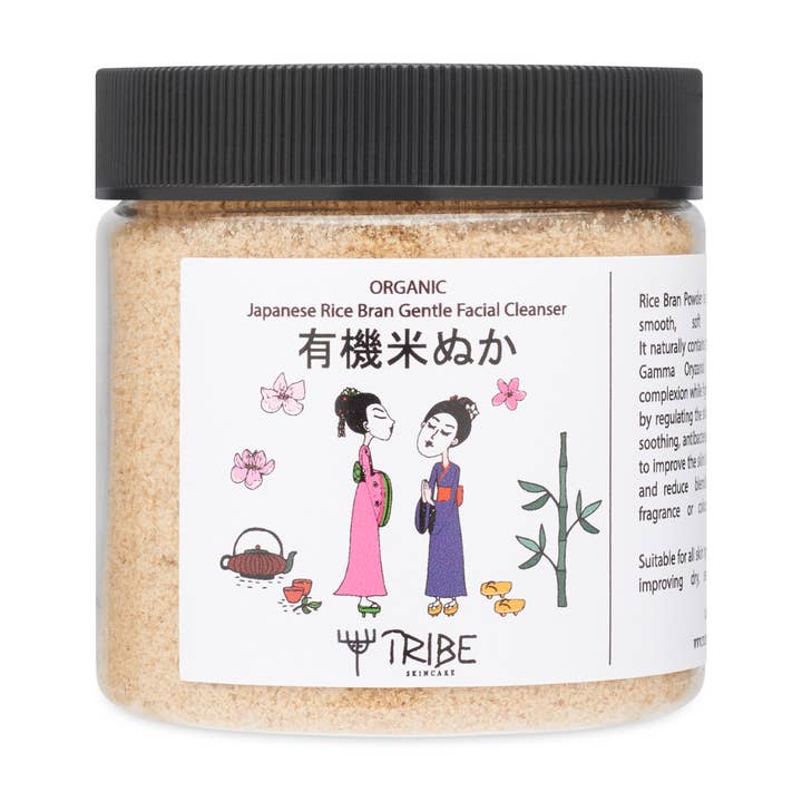 Tribe Skincare - Wholesale Facial Cleanser - Japanese Organic Rice Bran Gentle Facial Cleanser 50g