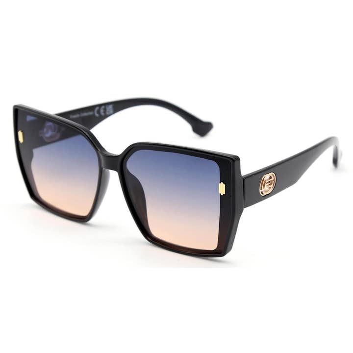 Dynasol Eyewear – wholesale Solglasögon - Dam – Klassiska fjärilsformade fyrkantiga solglasögon i plast