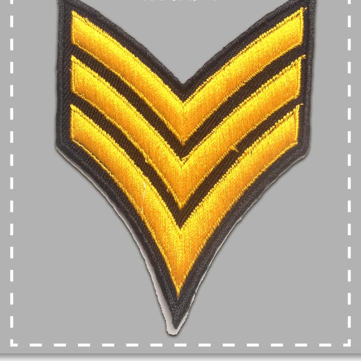 yellows Iron-on patch - Army logo for wholesale on Faire