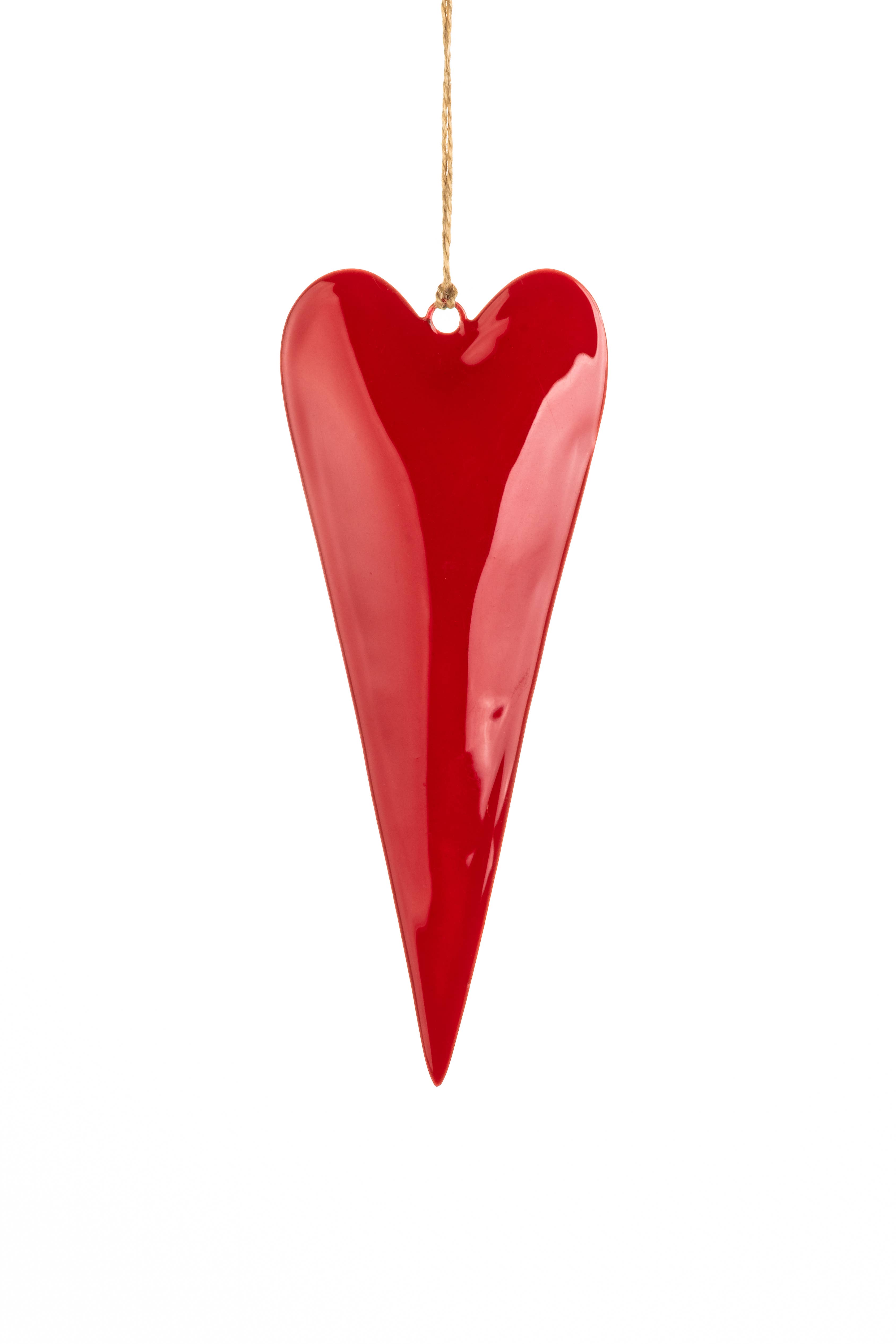 Shoeless Joe Ltd – wholesale Ornament – Slim Red Heart1