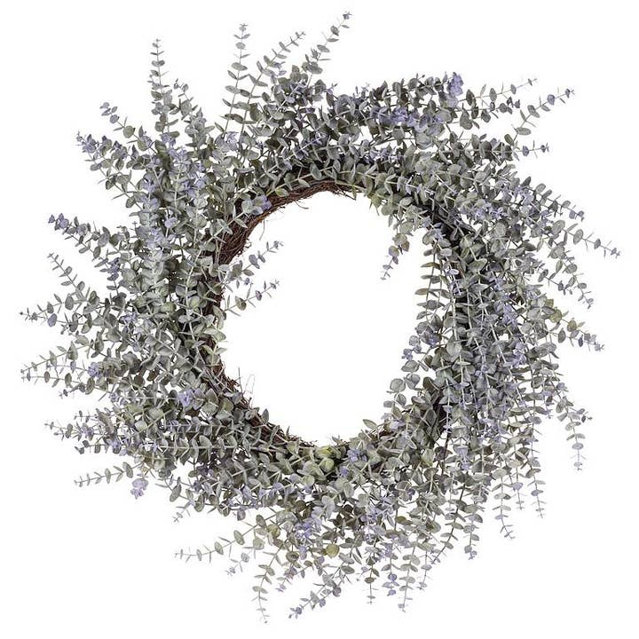 Corona de eucalipto-púrpura-22"D para venta al por mayor de Abbott