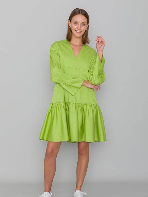 Ekologisk bomull satin klänning Ketaleto för wholesale av Mykke Hofmann