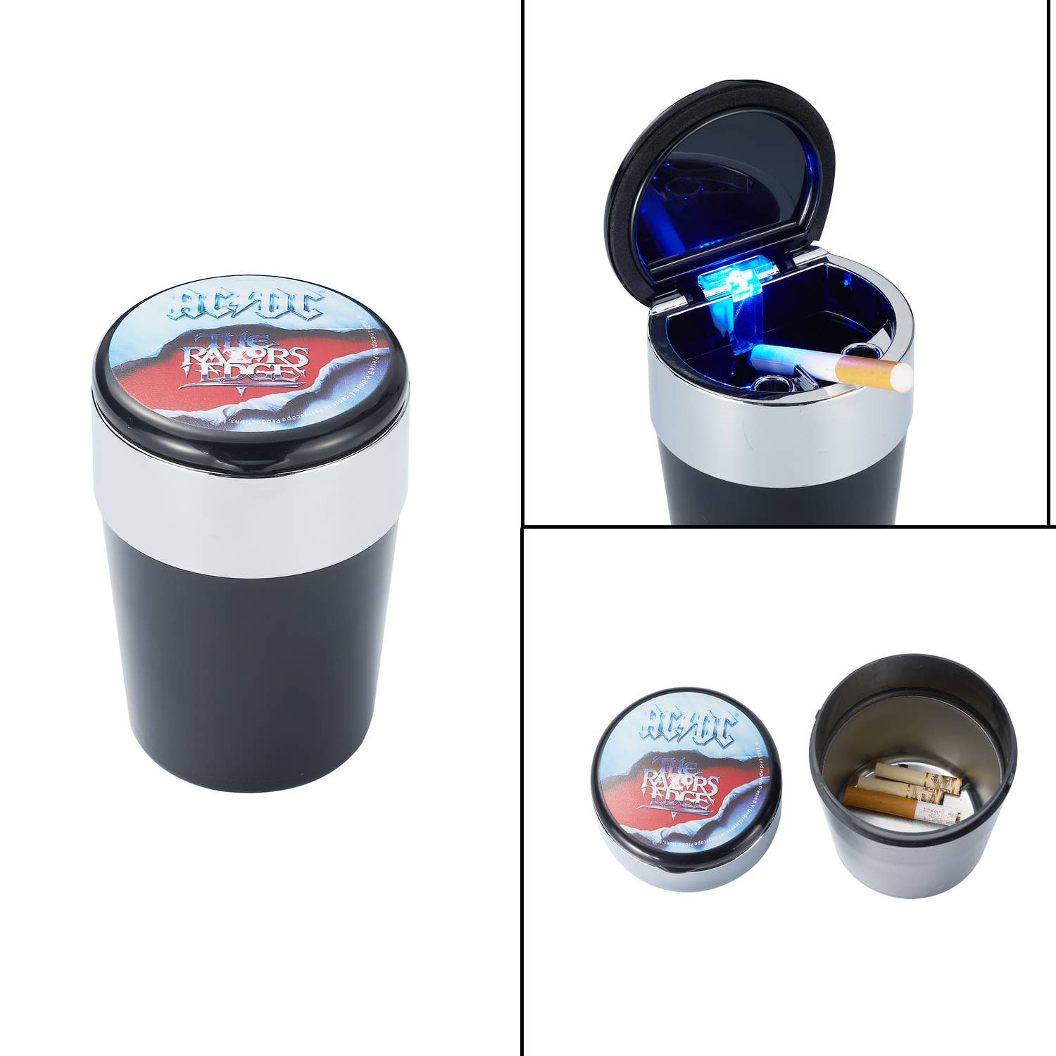 Champ by Polyflame - Wholesale Ashtray - AC/DC car ashtray with LED6