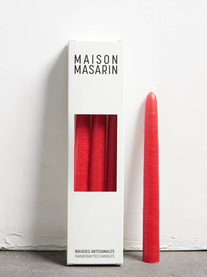 Handgefertigte französische Stabkerzen – 3er-Pack für den Großhandel von Maison Masarin