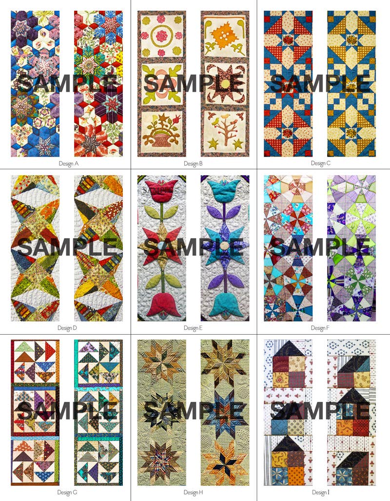 Homestyle Charlie - Wholesale Ornament Set - 9 Quilt Christmas Ornaments: set of Nine original designs3