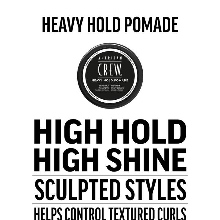 KT Supply - Wholesale Hair Pomade - Men's - American Crew Men's Crew Heavy Hold Pomade, 3 oz1