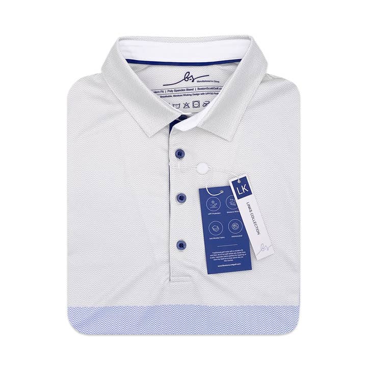 Chemise de golf à quatre boutons 'Colombian Olympic Day 6' Édition Limitée *Pré-commande pour la vente par Boston Scott Golf Apparel