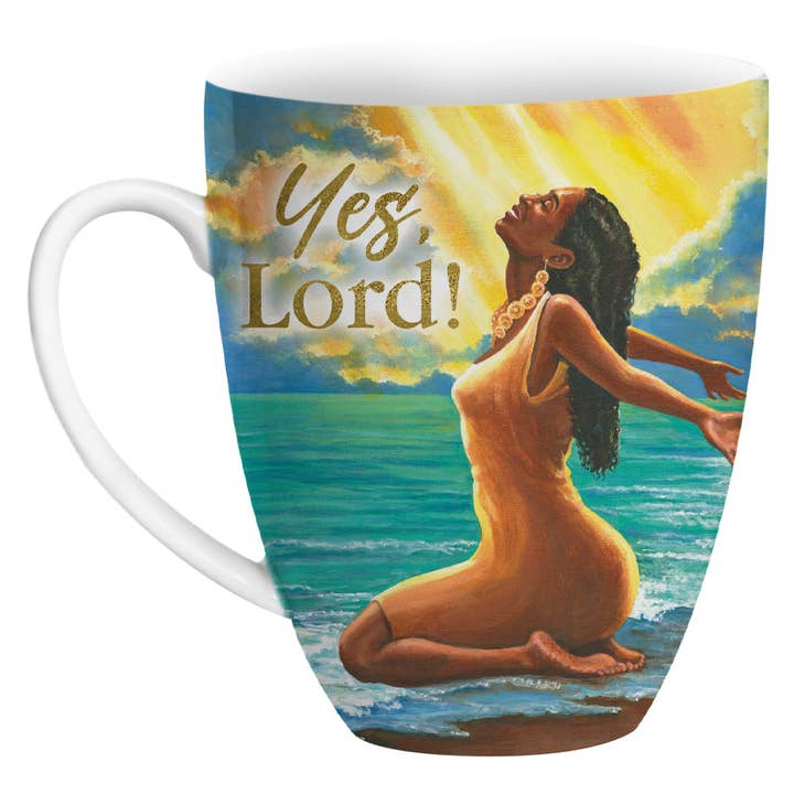 CHMUG57 Yes, Lord! Coffee Mug for wholesale by African American Expressions