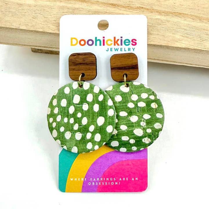 Doodle Dot Christmas Piggyback Earring Collection for wholesale by Doohickies