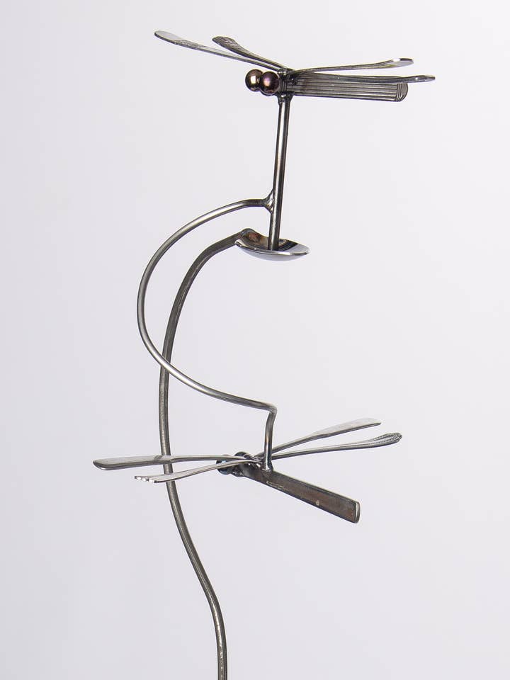 Libellule doppie per la vendita all'ingrosso da parte di Pauls Metal Petals