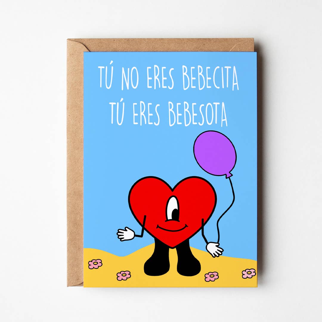 Magic Mood Art - Wholesale Love Card - Tu no Eres Bebecita Eres Bebesota Card-Spanish Greeting Card