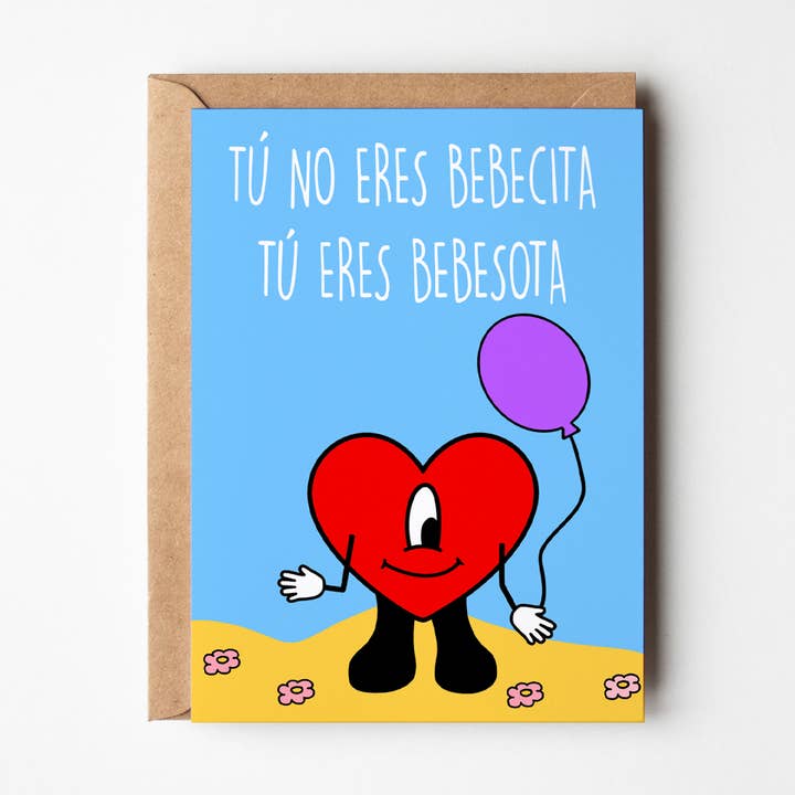 Magic Mood Art - Wholesale Love Card - Tu no Eres Bebecita Eres Bebesota Card-Spanish Greeting Card0