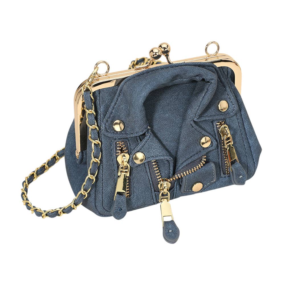 Sensibling Corp. - Wholesale Crossbody Bag - Women's - Faux Leather Motorcycle Jacket Purse / Crossbody Bag2