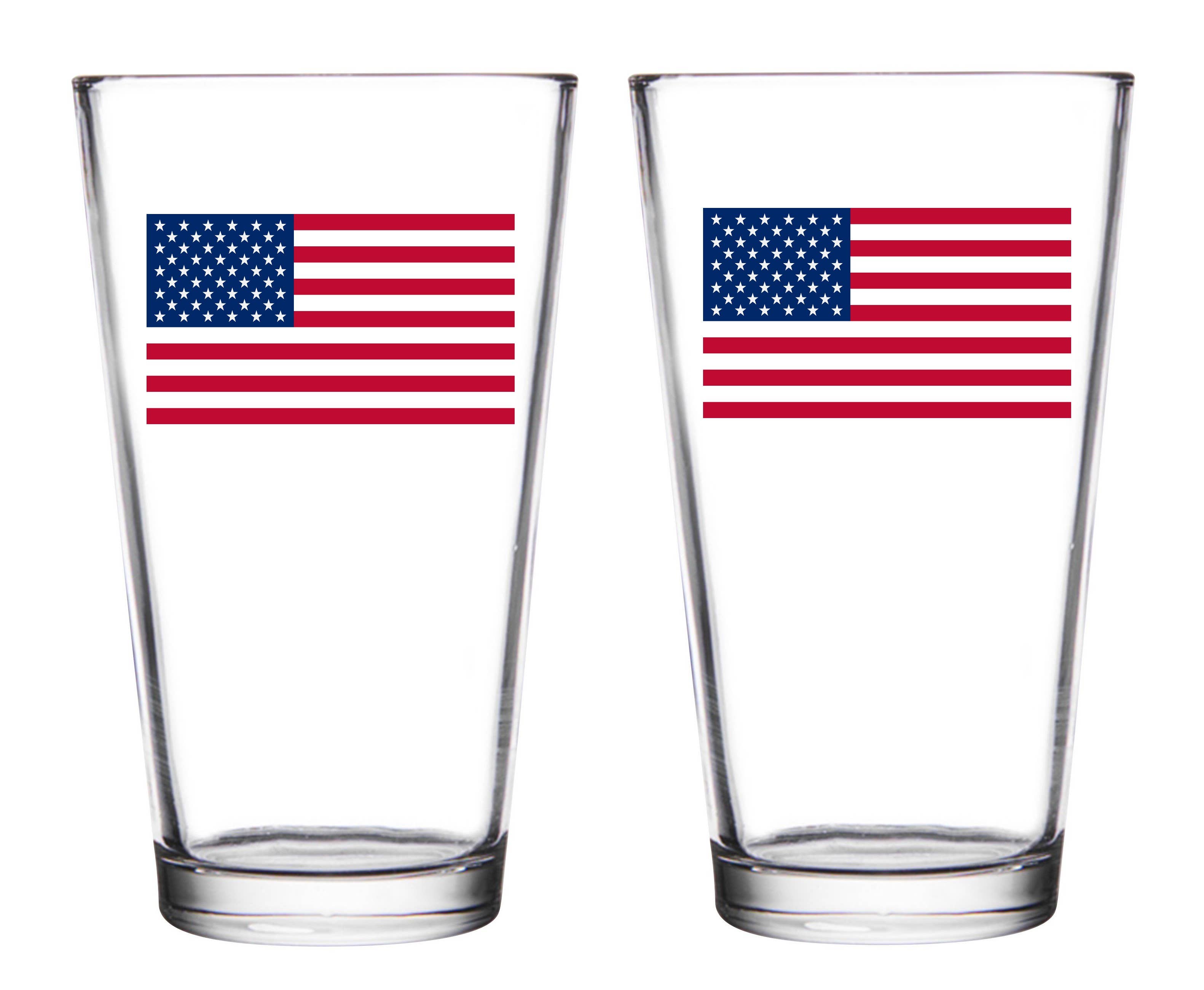Sunkiss – Engroshandel Ølglas/krus – USA Flag farveskiftende pint glas4