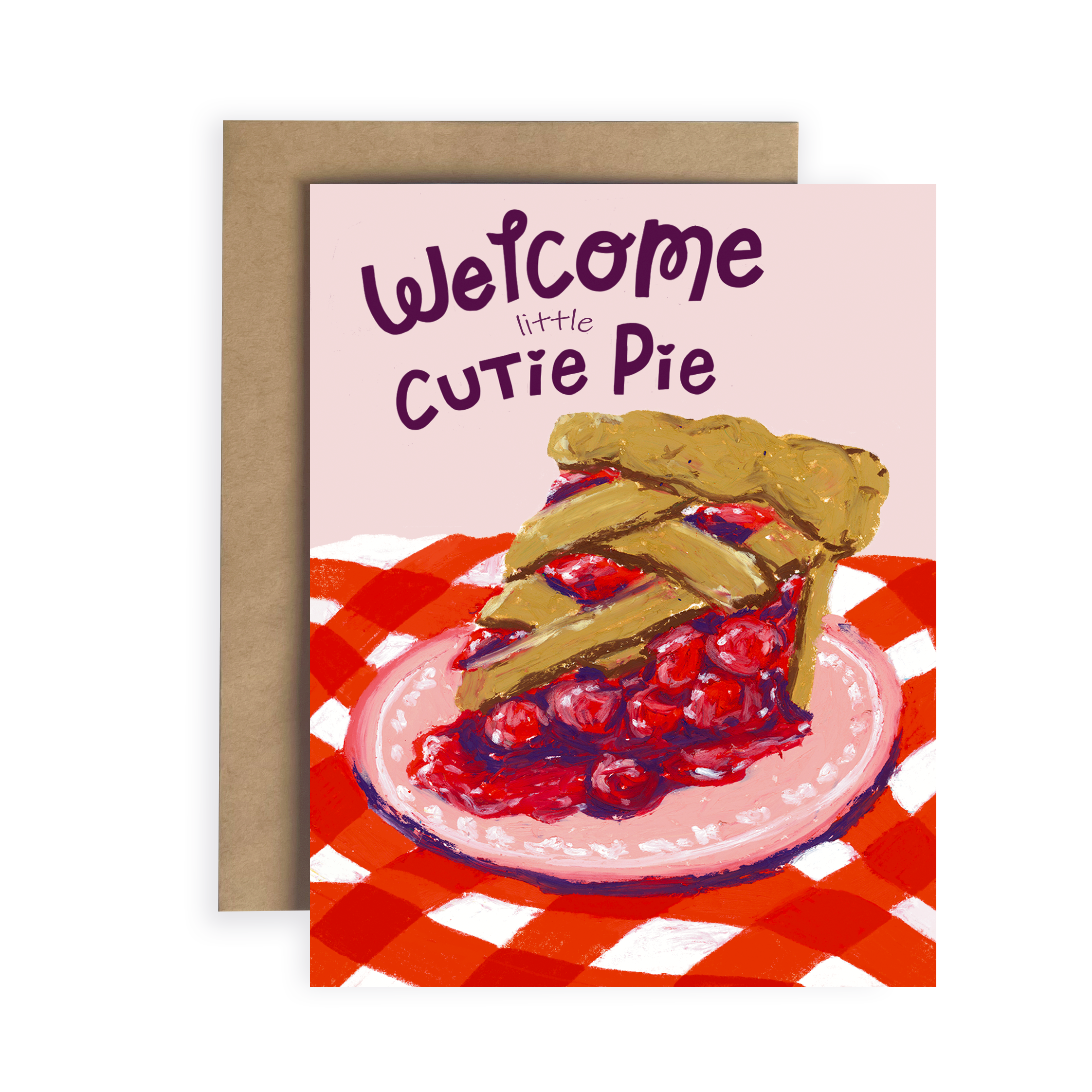 Janine Payne Illustrations - Vendita all'ingrosso Biglietto di auguri per la nascita - Benvenuto Piccolo Dolcetto | Biglietto di Auguri0