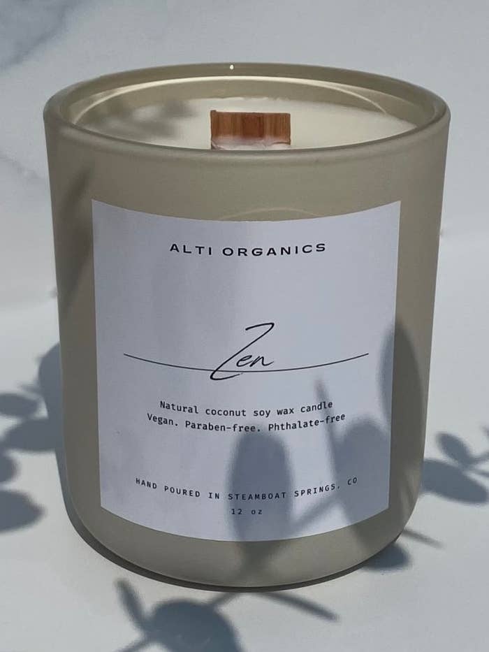 Zen Candle (12oz) for wholesale by ALTI ORGANICS