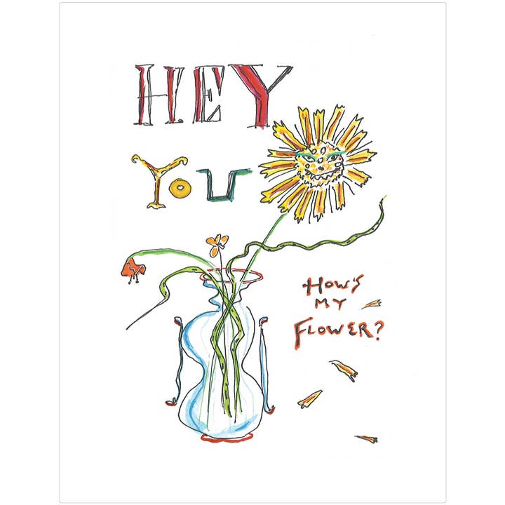 My Flower | Carte de vœux d'amitié pour la vente par Lucca Paperworks