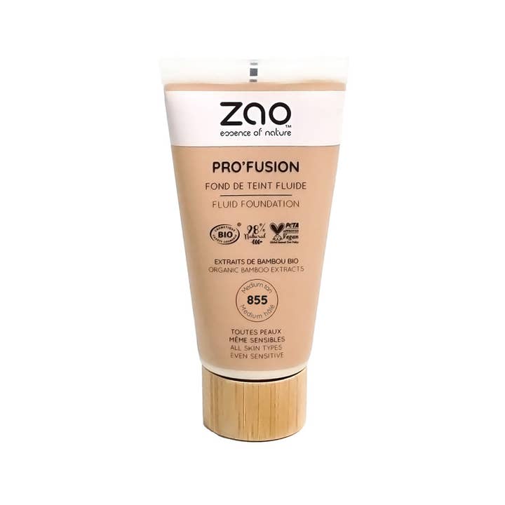 Zao Makeup - Vente Fonds de teint - Fond de teint fluide Pro'Fusion *** Bio, végétalien, 100% naturel9