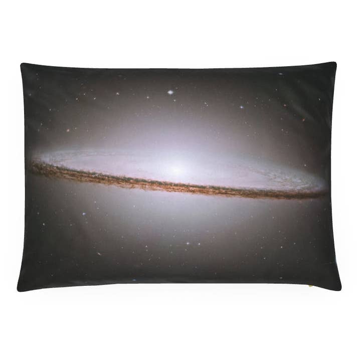 Luxurious Cosmos Collection Velvet Sofa Pillow Cushion - Sombrero Galaxy for wholesale by MizDragonfly