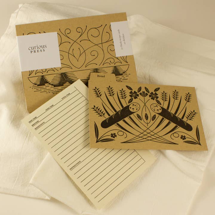 Curious Press - Wholesale Recipe card - Recipe Card Dividers4