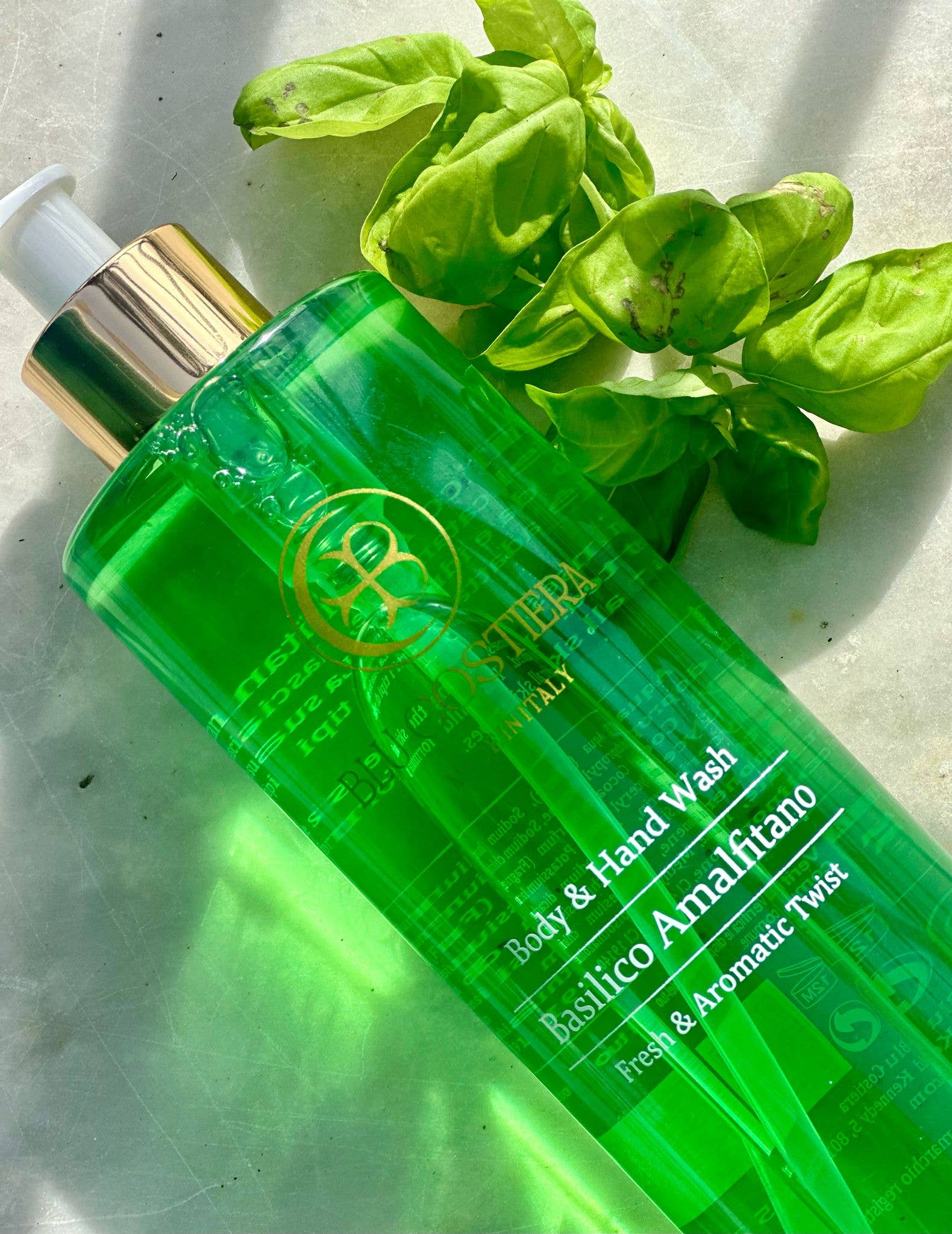 Blu Costiera - Wholesale Body Wash/Shower Gel - Basilico Amalfitano Body & Hand Wash2