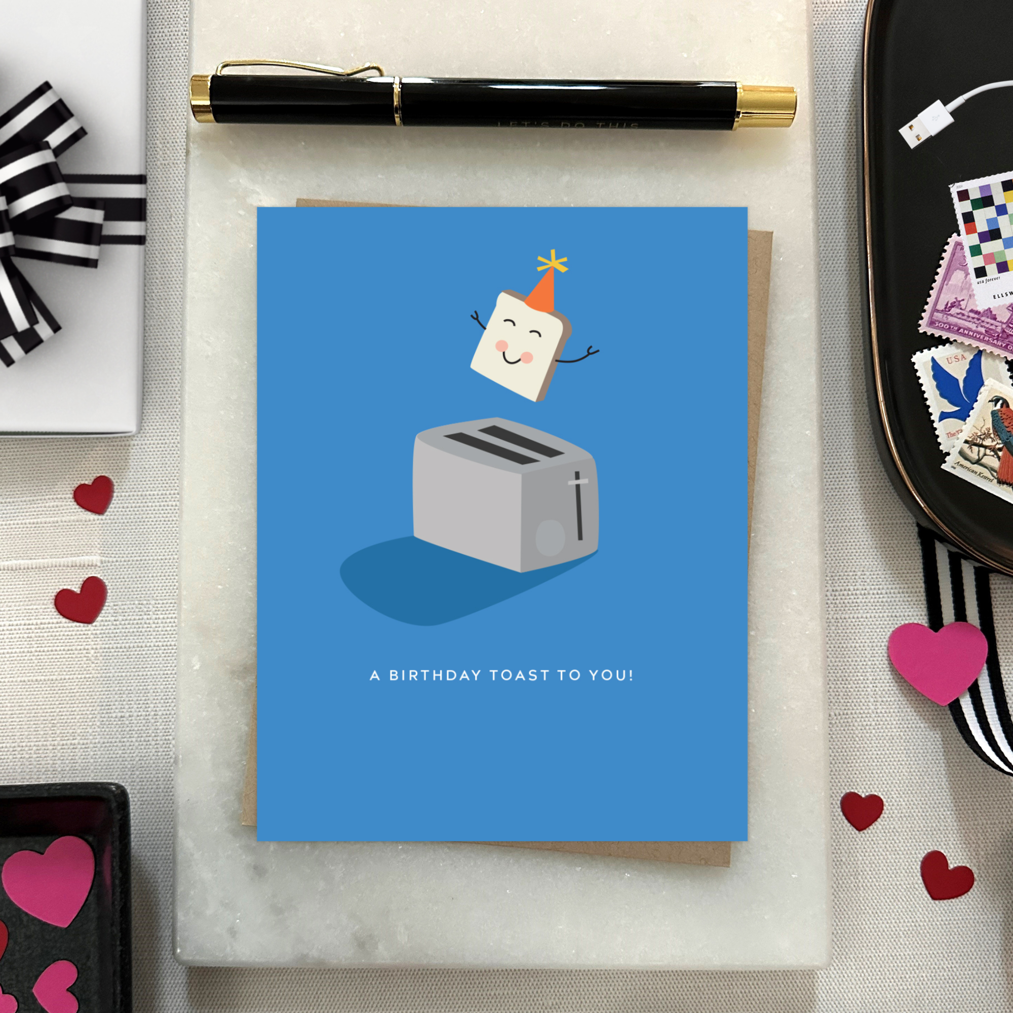 Barone and Co. – Großhandel Geburtstagskarten – Geburtstagskarte zum Geburtstag Toast1