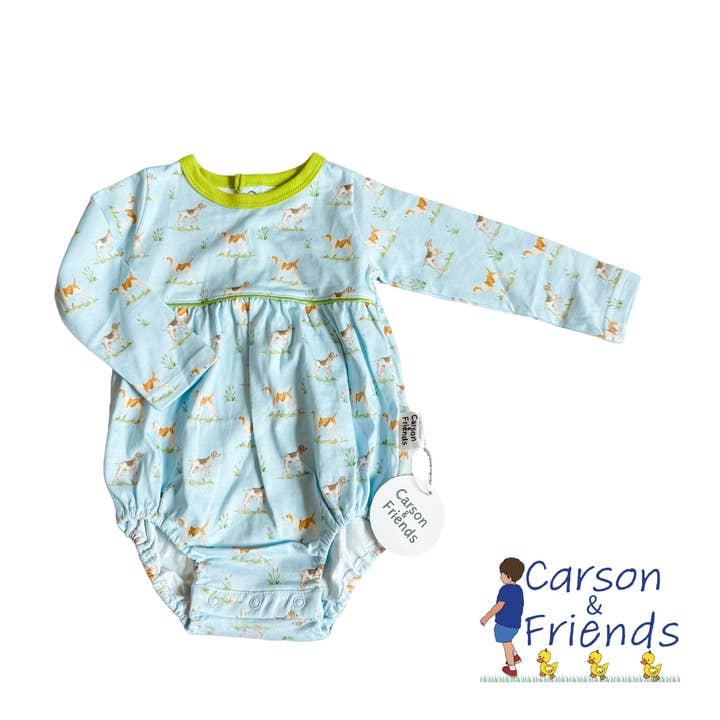 Carson and Friends Hunting Dogs Long Sleeve Printed Bubble for wholesale by Carson & Friends