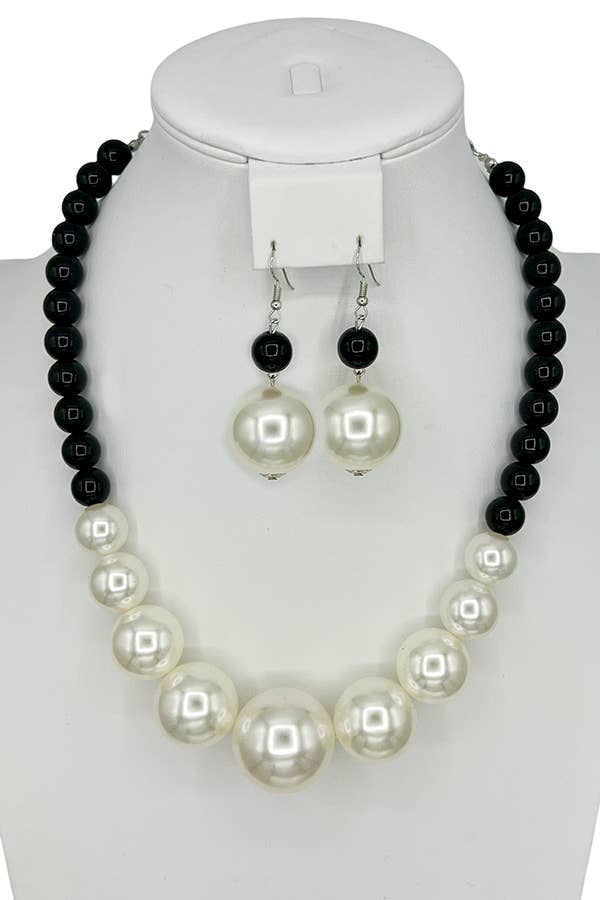 Andrea Bijoux – wholesale Smycken – Bead Pearl Halsband Set0