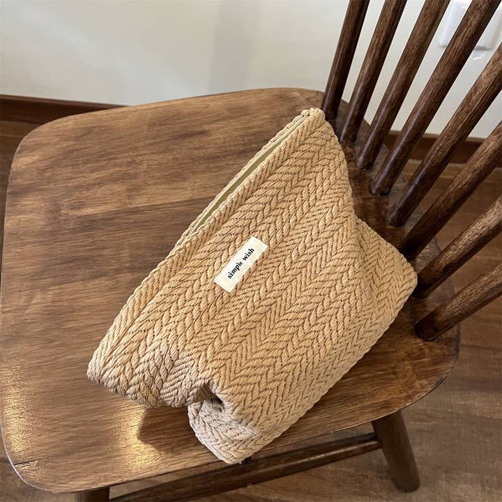 Dipped Shop - Wholesale Makeup/Cosmetic Bag - Solid Color Portable Makeup Bag DP25C598