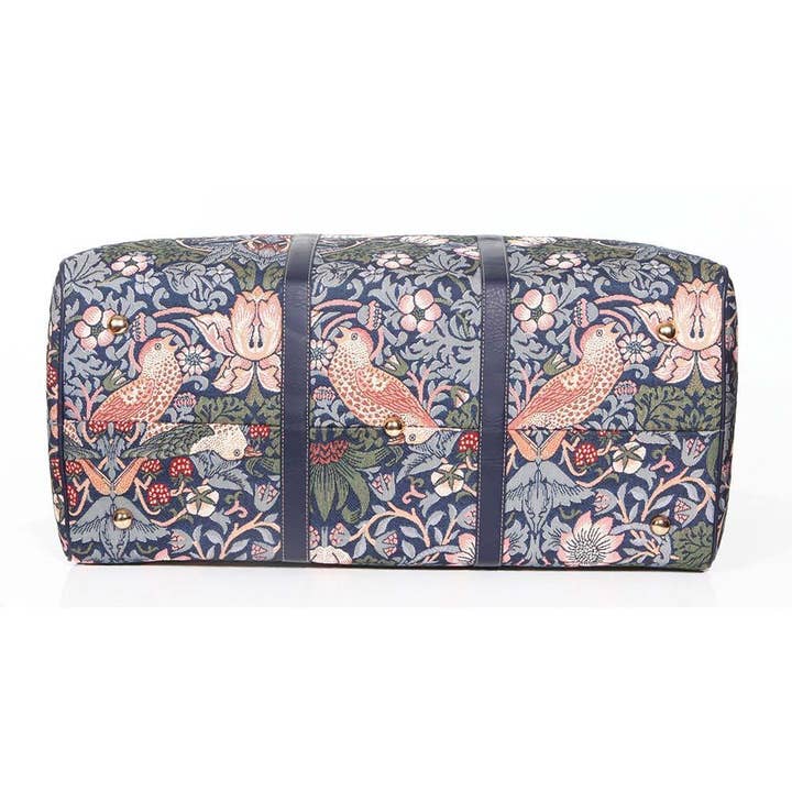 SignareArt - Wholesale Weekender Bag - Women's - William Morris Strawberry Thief Blue Weekender Bag