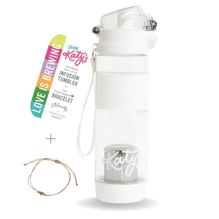 White Tea Tumbler for wholesale by Drink Katy's®