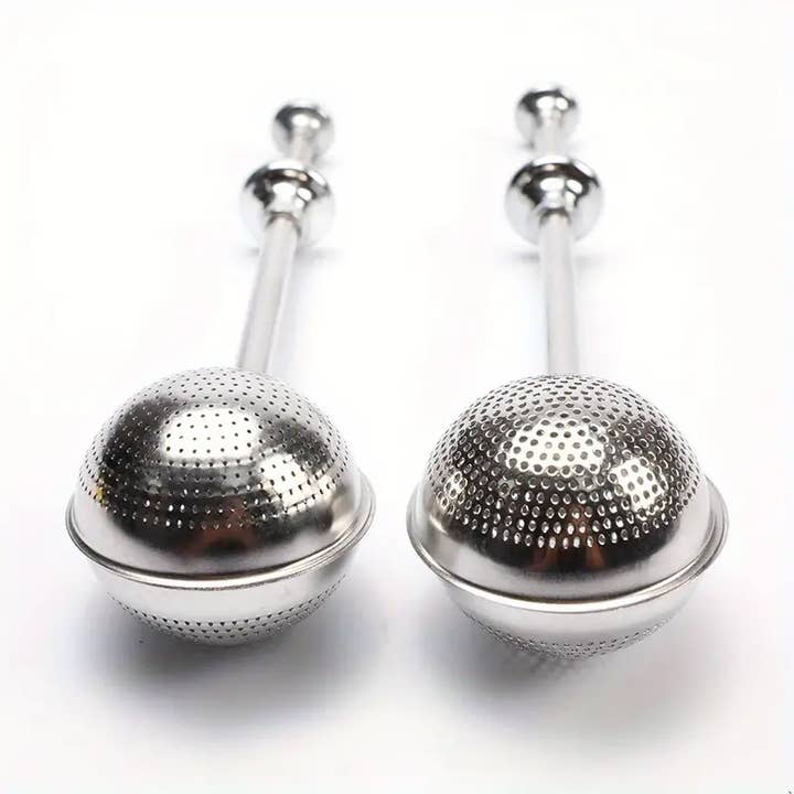 Magnifique Hearts - Wholesale Tea Strainer/Infuser - Stainless Steel Tea Infuser & Dusting Wand for Baking & Tea4