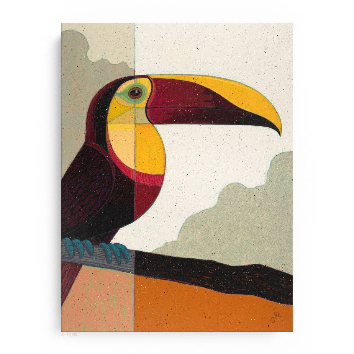Abel Arts - Wholesale Art Print - Yellow-Throated Toucan - WHLSL Print0
