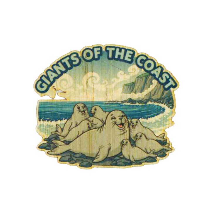 Reuzen van de Kust voor wholesale door Bamboo Wood Stickers