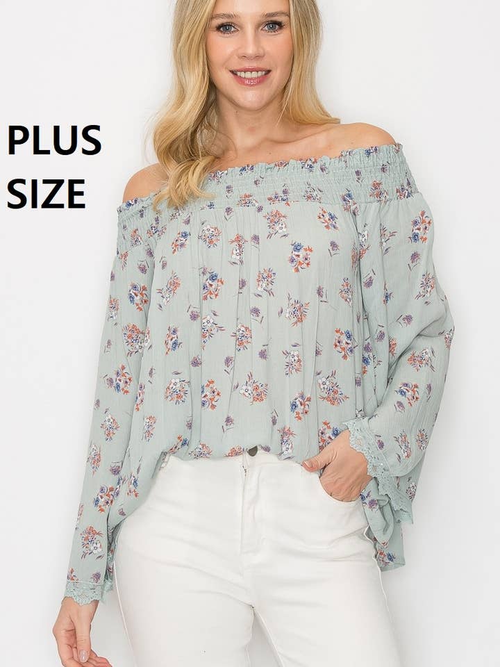 + HAUT DE SMOKING À ÉPAULES DÉNUDÉES À MOTIF FLORAL POUR FEMME pour la vente par A.gain