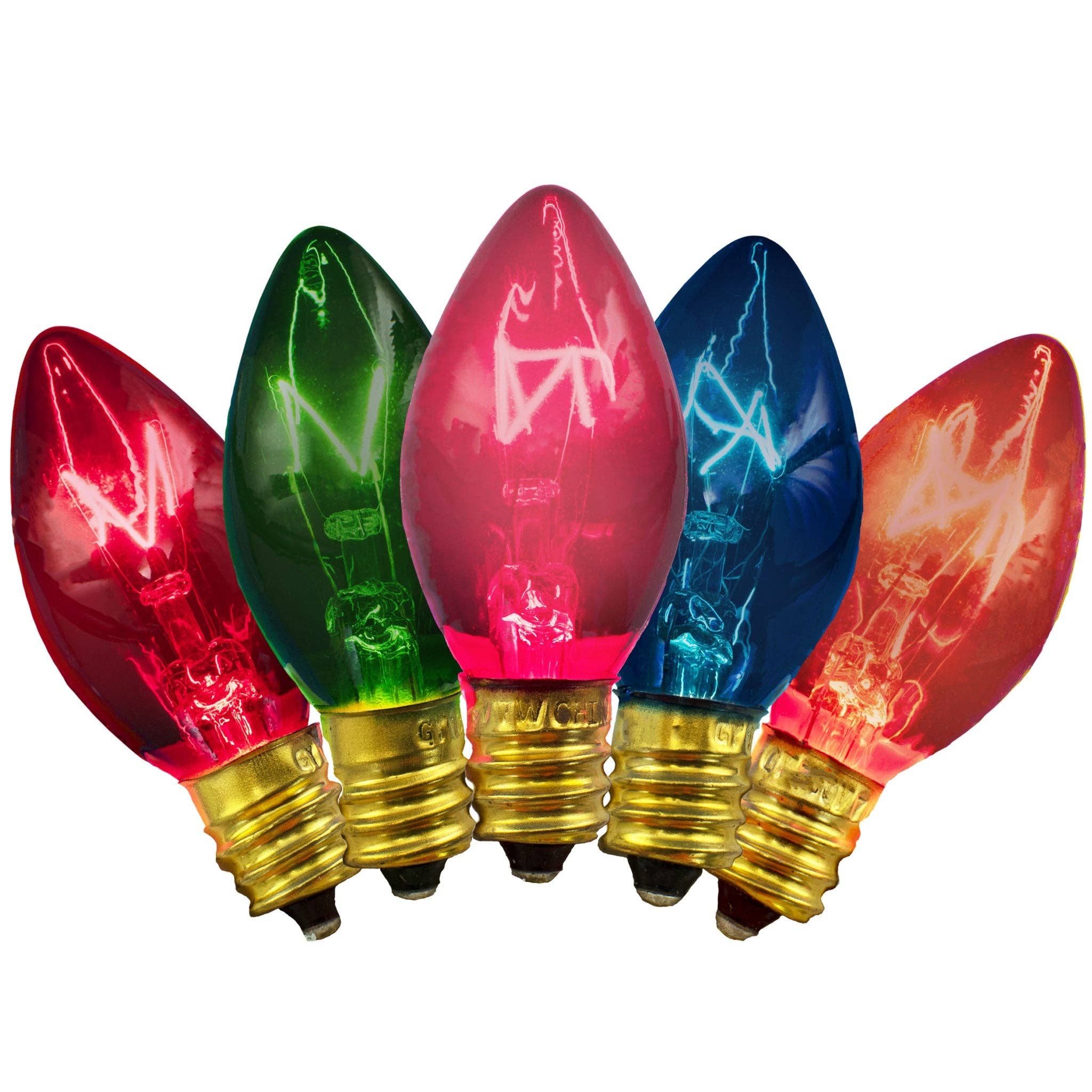Lee Display - Wholesale Christmas Decoration - Multi-Color Light Bulbs with Pink1