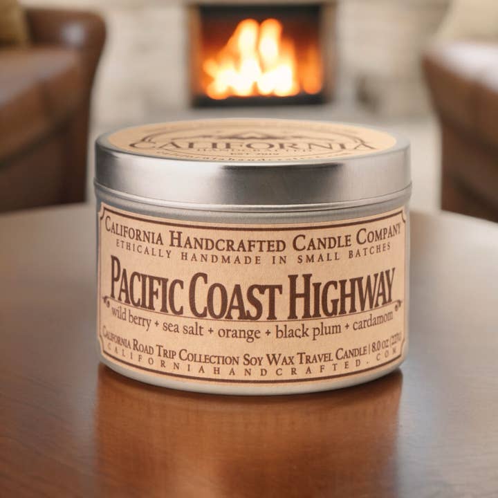 California Handcrafted - Wholesale Travel Candles - Pacific Coast Highway Coconut Apricot Travel Candle3