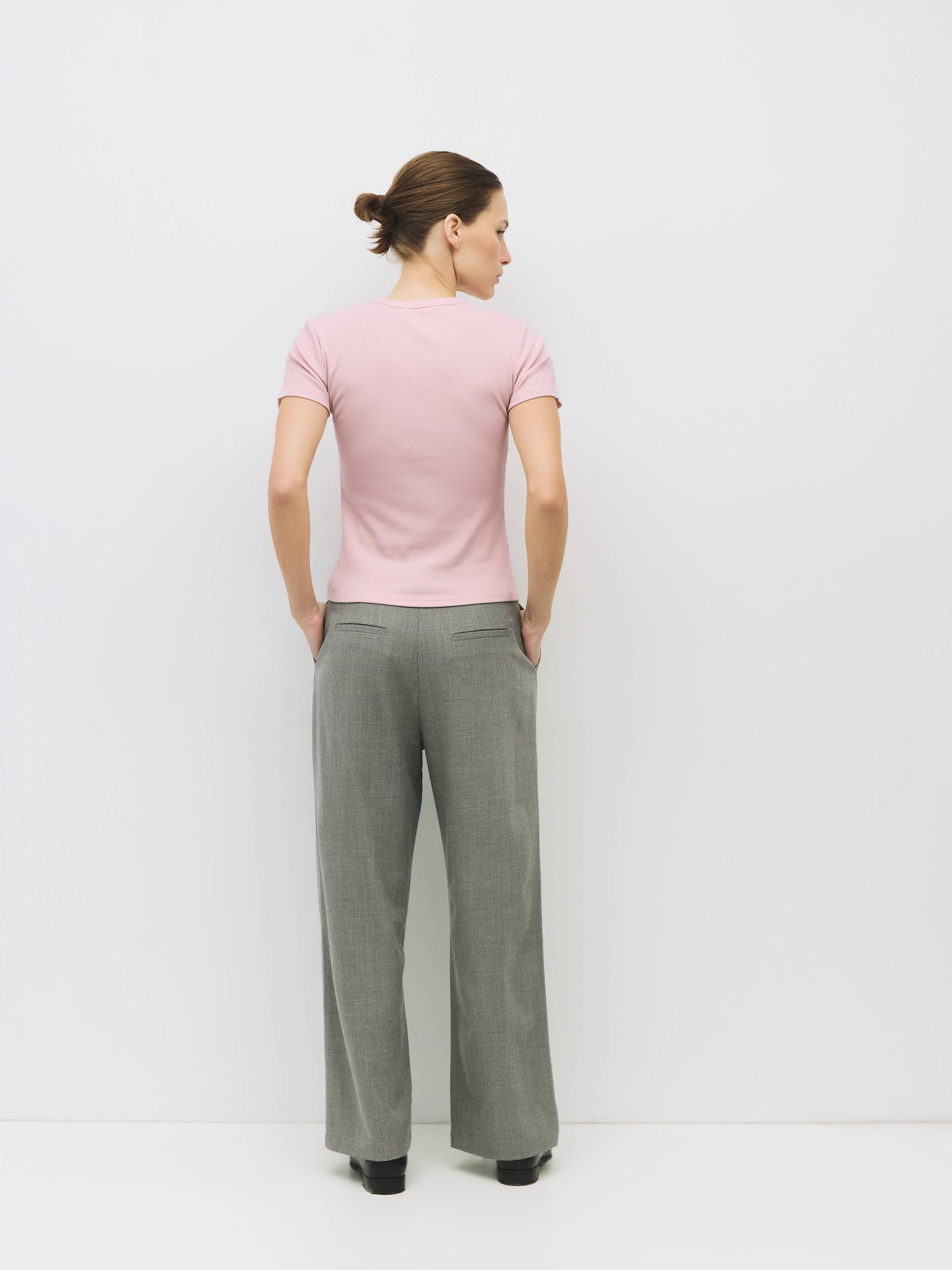 MOD REF - Wholesale T-Shirt - Women's - The Miller Top | Ribbed Short-Sleeve T-Shirt17