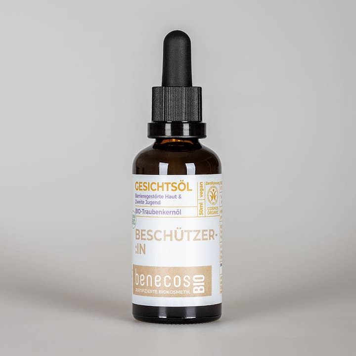 Gesichtsöl Bio-Traubenkernöl - BESCHÜTZER:IN für den Großhandel von cosmondial GmbH & Co. KG