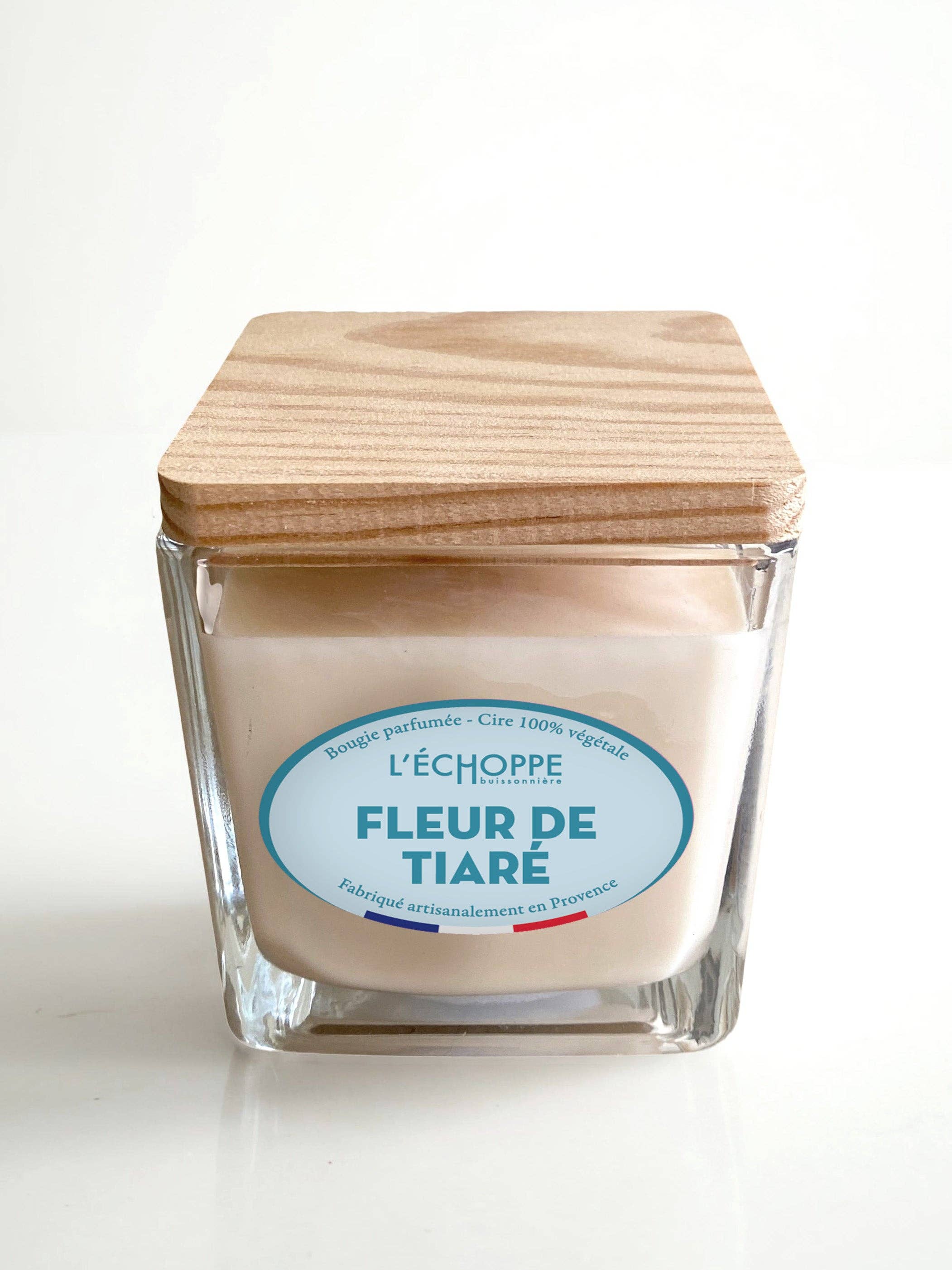 L'Échoppe Buissonnière - Wholesale Jar/Filled Candle - Tiare Flower - Scented Candle 190g1