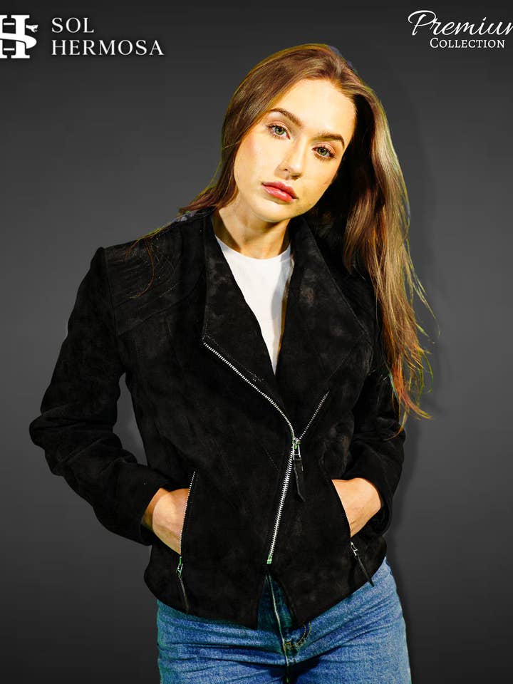 Sol Hermosa – Casaco de couro - Mulher por atacado – Casaco Pele Real Mulher Metis10