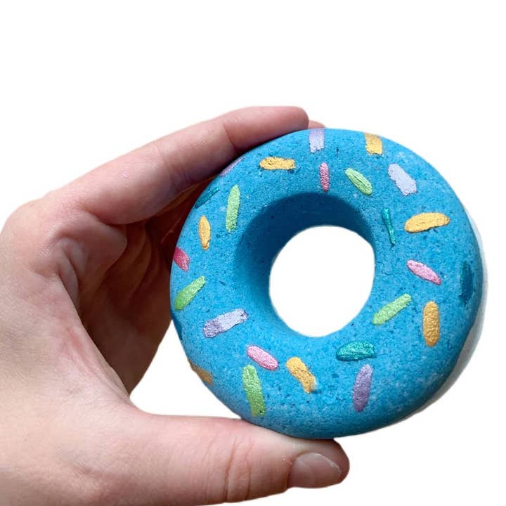 La Bomba - Wholesale Bruisbal/schuim - Donut Bath Bomb. Blauw, kauwgom5