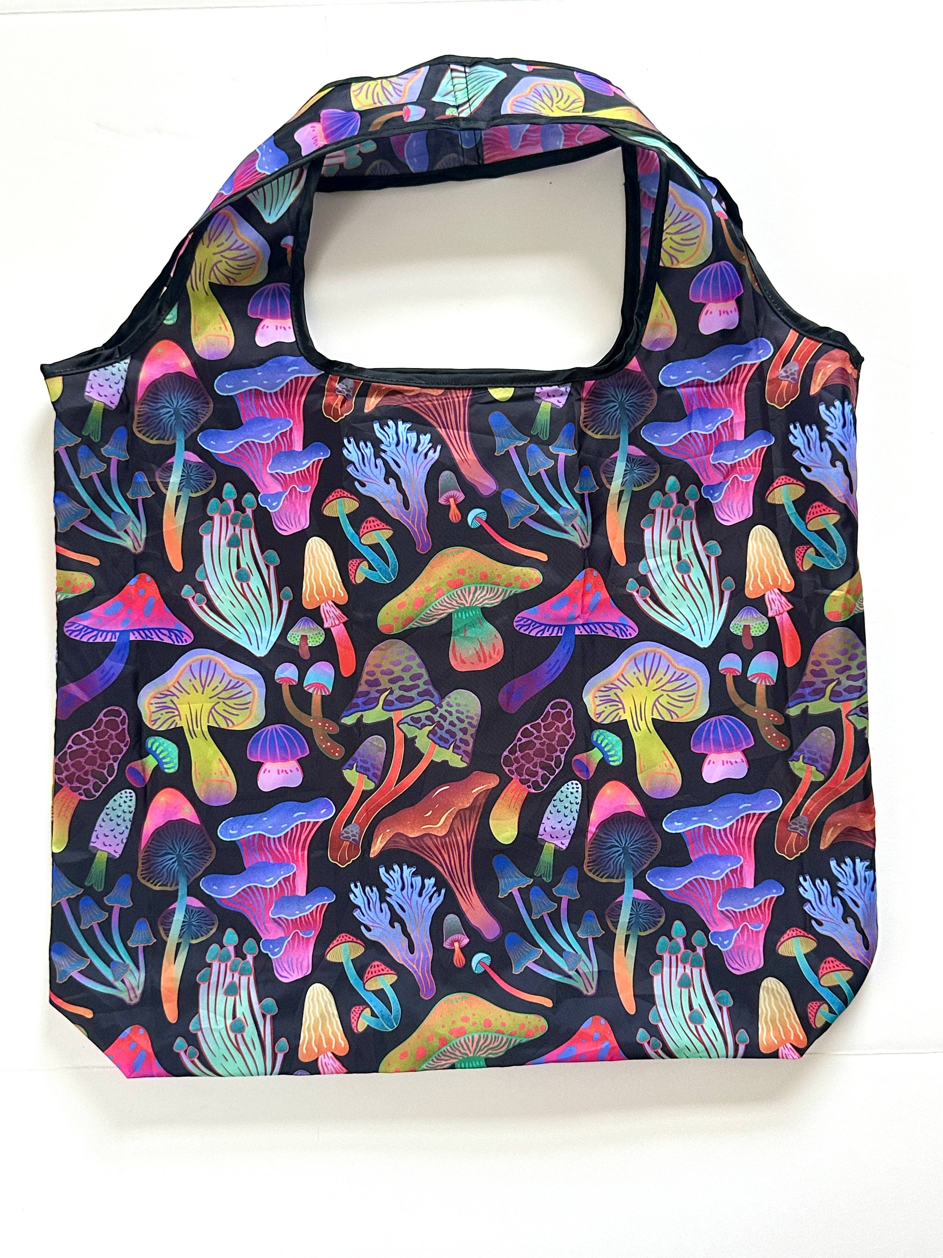 liadelyonart - Wholesale Grocery/Shopping Bag - Funky Mushroom Reusable Tote Bag14