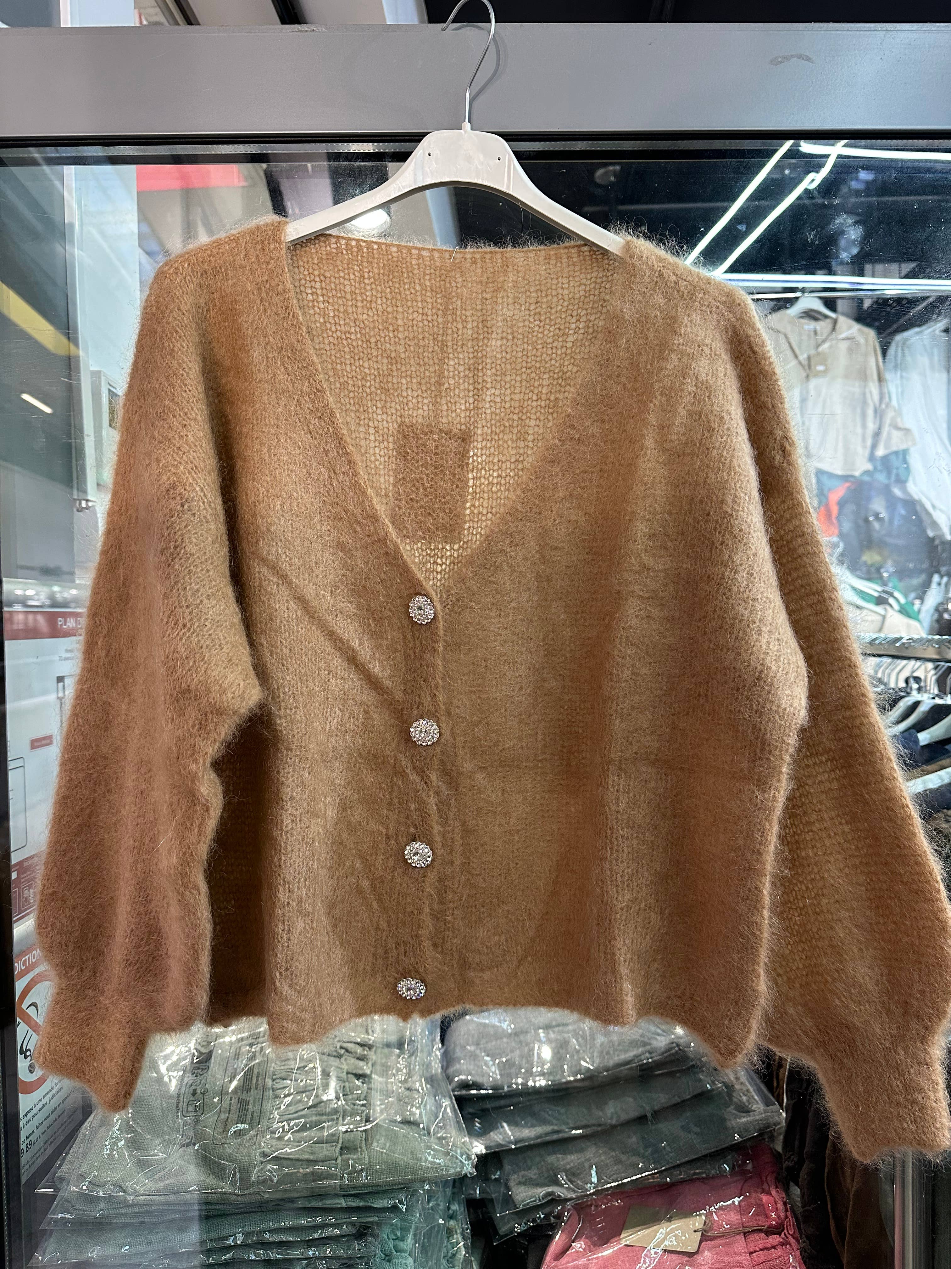 LÉA & LUC - Wholesale Cardigan - Women's - Mohair cardigan REF. 280652